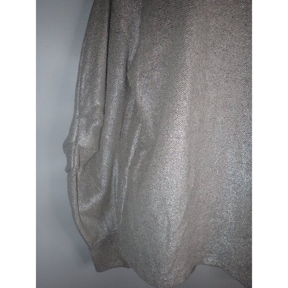 Anthropologie Mustard Seed Metallic Long Sleeve Sweater Women‎ S NEW - Picture 4 of 8